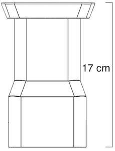 Dibujo técnico de la torre 1 de la fuente