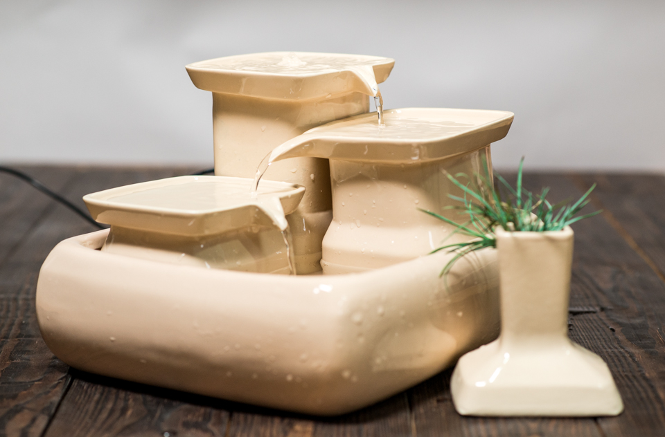 Miaustore Dog Miaustore Ceramic Cat Water Fountain Miaustore Mini